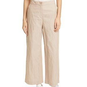 Eileen Fisher cotton wide leg pant size 6 NWOT
